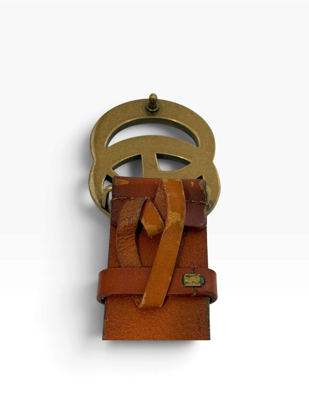 Gucci Interlocking GG Brown Leather Belt 411924 CWC1N 90/36 Made in Italy - Picture 3 of 5